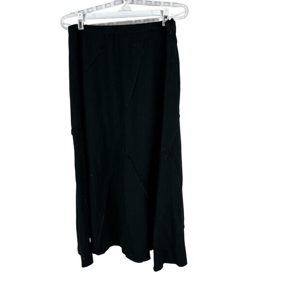 J. Jill Womens Black A-Line Maxi Skirt Size S Polyester Blend - Picture 1 of 5